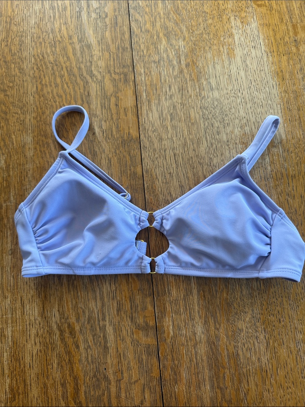 wild fable Lavender Ring-Front Bikini Top